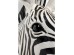 Διακοσμητικό Τοίχου Zebra Λευκή/Μαύρη 33x58,2x77,8 εκ. - Μαύρο