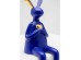 Διακοσμητικό Επιτραπέζιο Sitting Rabbit Heart Μπλε 9,5x12x29 εκ. - Μπλε