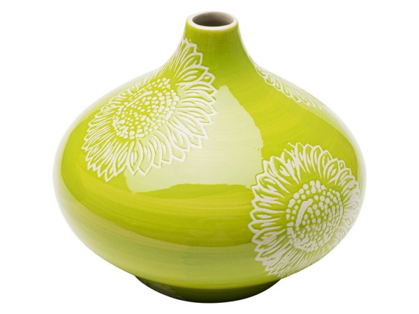 Vase Big Bloom Green 21cm - Πράσινο