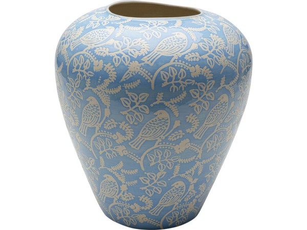 Vase Birdsong 33cm - Μπλε