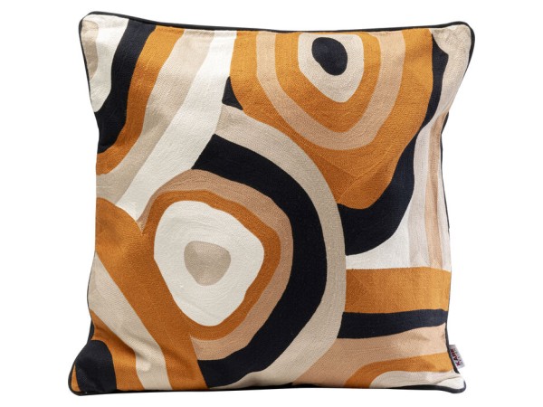 Cushion Kalamata Circle 50x50cm - Μαύρο