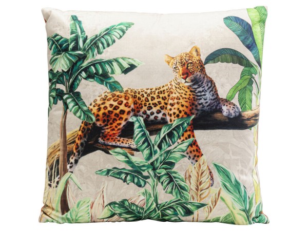 Cushion Jungle Leopard 43x43cm - Πολύχρωμο