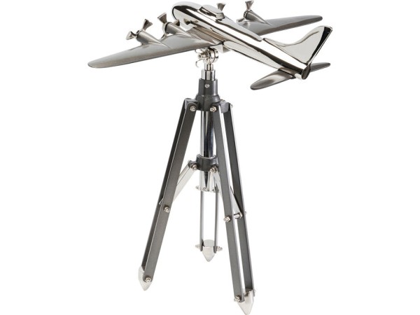 Διακοσμητικό Επιδαπέδιο  Plane Tripod 54*57*34cm - Ασημί