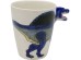 Mug Funny Animal Dino Blue 11cm - Μπλε