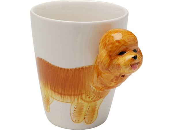 Mug Funny Animal Poodle 11cm - Πολύχρωμο