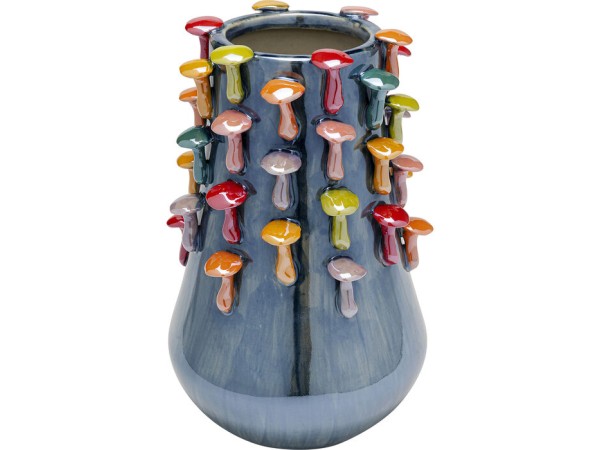 Vase Mushrooms Colore 26cm - Μπλε