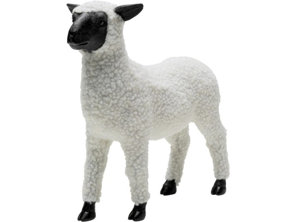 Διακοσμητικό Επιτραπέζιο Happy Sheep Wool Λευκό 28*29.5*10εκ. - Λευκό