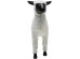 Διακοσμητικό Επιτραπέζιο Happy Sheep Wool Λευκό 28*29.5*10εκ. - Λευκό