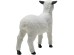 Διακοσμητικό Επιτραπέζιο Happy Sheep Wool Λευκό 28*29.5*10εκ. - Λευκό