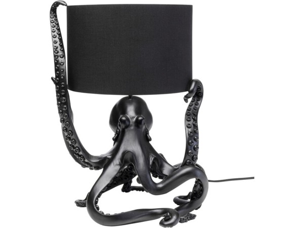 Table Lamp Octopus Black 47cm - Μαύρο