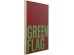 Πίνακας Green Flag Κόκκινο/Πράσινο 40x4x60 εκ. - Πράσινο