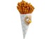 Διακοσμητικό Τοίχου French Fries Bag Κίτρινο/Άσπρο 17,5x46x25,5 εκ. - Λευκό