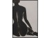 Canvas  Picture Nude Lady 70x110cm - Μαύρο