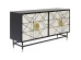 Μπουφές Credenza Μαύρο 150x40x80εκ - Μαύρο