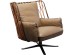 Swivel Armchair Paradiso Brown - Καφέ