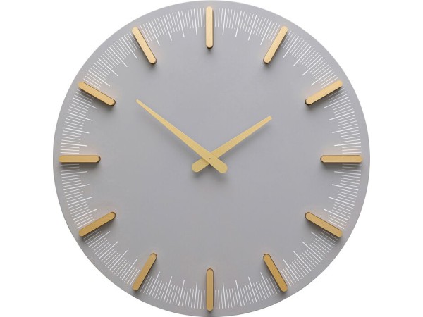 Wall Clock John Grey Ø40cm - Γκρι