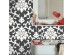 Αυτοκόλλητη Ταπετσαρία Black Damask Peel KAL.RMK9114