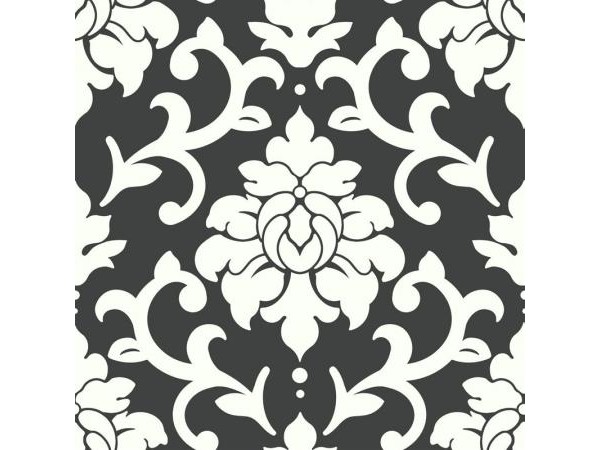 Αυτοκόλλητη Ταπετσαρία Black Damask Peel KAL.RMK9114