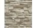 Αυτοκόλλητη Ταπετσαρία Brown Stacked Stone Peel KAL.RMK9025