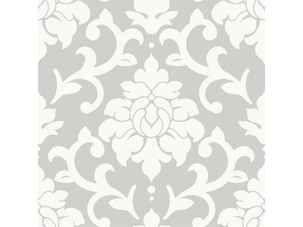 Αυτοκόλλητη Ταπετσαρία Grey Damask Peel KAL.RMK9112